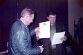 Schuetzen-1984-0616.jpg  Vereins- und Firmenschießen  Es gratuliert 1. Vorsitzender Herrmann Oldenburg zum  5. Platz, Karl-Ludwíg Pokrant, Feuerwehr