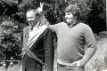 Schuetzen-1980-0477.jpg  Bürgervogelschießen  König Johannes Oldenburg und Sohn Hermann