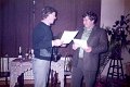 Schuetzen-1984-0626.jpg  Vereins- und Firmenschießen  Es gratuliert 1. Vorsitzender Herrmann Oldenburg zum  15. Platz, Johannes Nonnsen, Firma Nonnsen