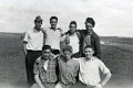 TSV 1953 0079.jpg  Fußballverein  Hemmerdeich  1.  Reihe v. l. n. r.   Boy Christiansen, Helmut Requarte, Walter Christiansen, Erich Requarte  2.  Reihe v. l. n. r.   Helmut Burmeister, Heinz Fehrmann, Erich Hauer